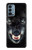 S2823 Black Wolf Blue Eyes Face Case For OnePlus Nord N200 5G