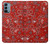 S3354 Red Classic Bandana Case For OnePlus Nord N200 5G