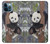 S3793 Cute Baby Panda Snow Painting Case For iPhone 12 Pro Max