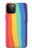 S3799 Cute Vertical Watercolor Rainbow Case For iPhone 12 Pro Max