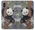 S3793 Cute Baby Panda Snow Painting Case For iPhone X, iPhone XS