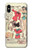 S3820 Vintage Cowgirl Fashion Paper Doll Case For iPhone X, iPhone XS