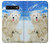 S3794 Arctic Polar Bear in Love with Seal Paint Case For Samsung Galaxy S10