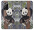 S3793 Cute Baby Panda Snow Painting Case For Samsung Galaxy Note 20 Ultra, Ultra 5G
