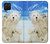 S3794 Arctic Polar Bear in Love with Seal Paint Case For Samsung Galaxy A42 5G