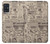 S3819 Retro Vintage Paper Case For Samsung Galaxy A51 5G