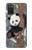 S3793 Cute Baby Panda Snow Painting Case For Samsung Galaxy A03S