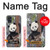 S3793 Cute Baby Panda Snow Painting Case For Samsung Galaxy A51