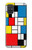 S3814 Piet Mondrian Line Art Composition Case For Samsung Galaxy A71