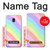 S3810 Pastel Unicorn Summer Wave Case For Samsung Galaxy J3 (2018), J3 Star, J3 V 3rd Gen, J3 Orbit, J3 Achieve, Express Prime 3, Amp Prime 3