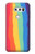 S3799 Cute Vertical Watercolor Rainbow Case For LG V30, LG V30 Plus, LG V30S ThinQ, LG V35, LG V35 ThinQ