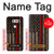 S3804 Fire Fighter Metal Red Line Flag Graphic Case For LG V30, LG V30 Plus, LG V30S ThinQ, LG V35, LG V35 ThinQ