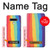 S3799 Cute Vertical Watercolor Rainbow Case For LG Stylo 6