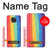 S3799 Cute Vertical Watercolor Rainbow Case For Motorola Moto G Power (2021)