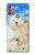 S3794 Arctic Polar Bear in Love with Seal Paint Case For Motorola Moto G30, G20, G10