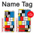 S3814 Piet Mondrian Line Art Composition Case For Motorola Moto G30, G20, G10