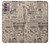 S3819 Retro Vintage Paper Case For Motorola Moto G30, G20, G10