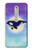 S3807 Killer Whale Orca Moon Pastel Fantasy Case For Nokia 6.1, Nokia 6 2018