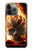 S0863 Hell Fire Skull Case For iPhone 13 Pro