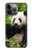 S1073 Panda Enjoy Eating Case For iPhone 13 Pro