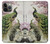 S2773 Peacock Chinese Brush Painting Case For iPhone 13 Pro