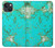 S2377 Turquoise Gemstone Texture Graphic Printed Case For iPhone 13 mini