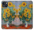 S2937 Claude Monet Bouquet of Sunflowers Case For iPhone 13 mini