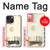 S3551 Vintage Airmail Envelope Art Case For iPhone 13 mini