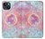 S3709 Pink Galaxy Case For iPhone 13 mini