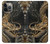 S0426 Gold Dragon Case For iPhone 13 Pro Max