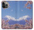 S1060 Mount Fuji Sakura Cherry Blossom Case For iPhone 13 Pro Max
