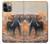 S1292 Dusty Elephant Egrets Case For iPhone 13 Pro Max