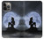 S2668 Mermaid Silhouette Moon Night Case For iPhone 13 Pro Max