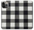 S2842 Black and White Buffalo Check Pattern Case For iPhone 13 Pro Max
