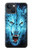 S0752 Blue Fire Grim Wolf Case For iPhone 13