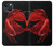 S2092 Red Siamese Fighting Fish Case For iPhone 13