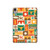 S1873 Western Pattern Hard Case For iPad mini 6 7, iPad mini (2021,2024)