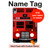 S2058 England British Double Decker Bus Hard Case For iPad mini 6 7, iPad mini (2021,2024)