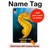 S2444 Seahorse Underwater World Hard Case For iPad mini 6 7, iPad mini (2021,2024)
