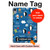 S2572 Marine Penguin Pattern Hard Case For iPad mini 6 7, iPad mini (2021,2024)