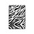 S3056 Zebra Skin Texture Graphic Printed Hard Case For iPad mini 6 7, iPad mini (2021,2024)