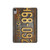 S3228 Vintage Car License Plate Hard Case For iPad mini 6 7, iPad mini (2021,2024)