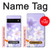 S2361 Purple White Flowers Case For Google Pixel 6