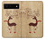 S3081 Wooden Raindeer Graphic Printed Case For Google Pixel 6