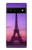 S3447 Eiffel Paris Sunset Case For Google Pixel 6