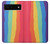 S3799 Cute Vertical Watercolor Rainbow Case For Google Pixel 6