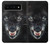 S2823 Black Wolf Blue Eyes Face Case For Google Pixel 6 Pro
