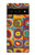 S3409 Squares Concentric Circles Case For Google Pixel 6 Pro