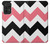 S1849 Pink Black Chevron Zigzag Case For Samsung Galaxy A52s 5G