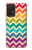 S2362 Rainbow Colorful Shavron Zig Zag Pattern Case For Samsung Galaxy A52s 5G
